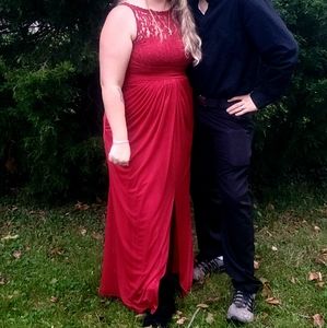 Apple Red David's Bridal Dress